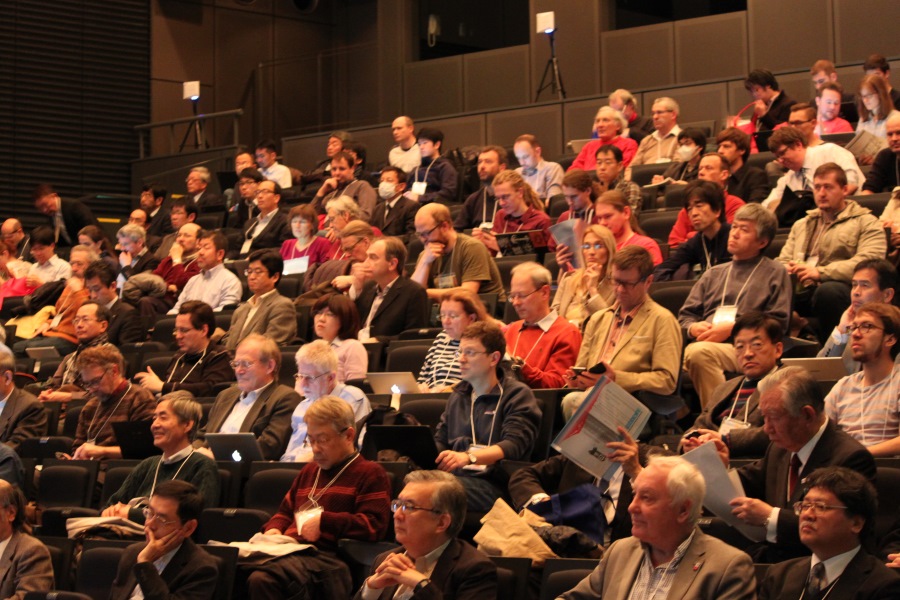 Researchers gather for the opening plenary