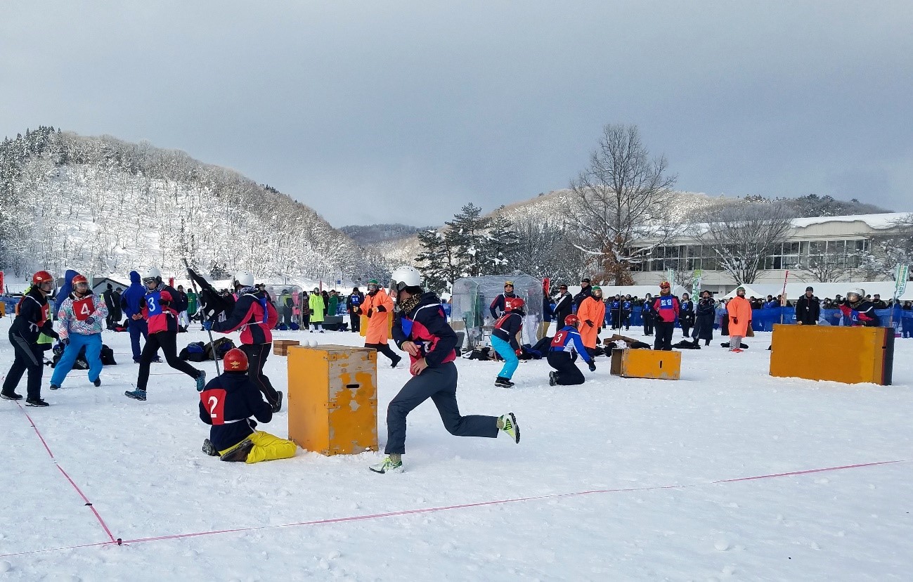 The snowball tournament of Iwate's snowiest town Iwate  the ILC